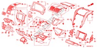 ABBELLIMENTO STRUMENTI(LATO GUIDATORE)(LH) per Honda CR-V RVSI 5 Porte 6 velocità manuale 2008