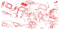 ABBELLIMENTO STRUMENTI(LATO GUIDATORE)(RH) per Honda CRV DIESEL 2.2 EX 5 Porte 6 velocità manuale 2007