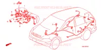 BARDATURA FILO(RH)(4) per Honda CRV DIESEL 2.2 EX 5 Porte 6 velocità manuale 2007