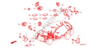 CINGHIA BARDATURA/STAFFA(LH)(2) per Honda CR-V RVSI 5 Porte 6 velocità manuale 2008