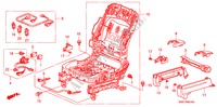 COMP. SEDILE ANT. (S.) per Honda CR-V RVSI 5 Porte 6 velocità manuale 2008