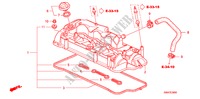 COPERTURA TESTA CILINDRO (DIESEL) per Honda CR-V DIESEL 2.2 SE 5 Porte 6 velocità manuale 2007