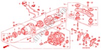 DIFFERENZIALE POSTERIORE/MONTATURA per Honda CR-V RVSI 5 Porte 6 velocità manuale 2008
