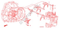 FORCA CAMBIO/SOSTEGNO CAMBIO (2.0L) (2.4L) per Honda CR-V RVSI 5 Porte 6 velocità manuale 2008