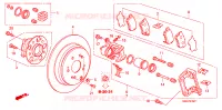 FRENO POSTERIORE(2) per Honda CRV RVI 5 Porte 5 velocità automatico 2007