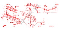 INIETTORE COMBUSTIBILE(2.4L) per Honda CR-V RV-I 5 Porte 6 velocità manuale 2008