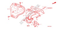 MOLTEPLICE SCARICO(2.4L) per Honda CR-V RVI 5 Porte 6 velocità manuale 2008