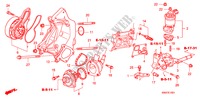 POMPA ACQUA(2.4L) per Honda CR-V RV-SI 5 Porte 6 velocità manuale 2007