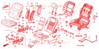 SEDILE ANTERIORE(D.) per Honda CRV RVI 5 Porte 5 velocità automatico 2007