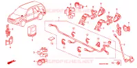 SENSORE ANGOLO/SENSORE DIETRO per Honda CRV RVI 5 Porte 5 velocità automatico 2007