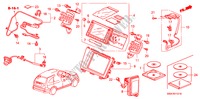 SISTEMA NAVIGAZIONE(RH) per Honda CR-V DIESEL 2.2 EX 5 Porte 6 velocità manuale 2008
