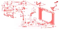 TUBO RADIATORE/ SERBATOIO DI RISERVA(DIESEL) per Honda CRV DIESEL 2.2 EX 5 Porte 6 velocità manuale 2007