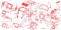 ABBELLIMENTO STRUMENTI(LATO GUIDATORE)(RH) per Honda CR-V ES 5 Porte 6 velocità manuale 2010