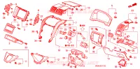 ABBELLIMENTO STRUMENTI(LATO GUIDATORE)(RH) per Honda CRV EXECUTIVE 5 Porte 6 velocità manuale 2010