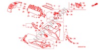 ABBELLIMENTO STRUMENTI(LATO PASSEGGERO)(RH) per Honda CR-V DIESEL 2.2 ES 5 Porte 6 velocità manuale 2010