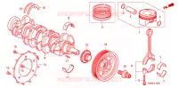 ALBERO A GOMITI/PISTONE(2.0L) per Honda CRV COMFORT 5 Porte 6 velocità manuale 2010
