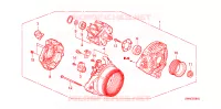 ALTERNATORE(DENSO)(2.0L) per Honda CRV COMFORT 5 Porte 6 velocità manuale 2010