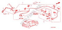 ANTENNA(LH) per Honda CR-V DIESEL 2.2 ELEGANCE/LIFE 5 Porte 6 velocità manuale 2010
