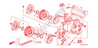 ARIA CONDIZIONATA(2.4L)(COMPRESSORE) per Honda CR-V RV-SI 5 Porte 5 velocità automatico 2009