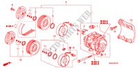 ARIA CONDIZIONATA(DIESEL)(COMPRESSORE)('10) per Honda CR-V DIESEL 2.2 EXECUTIVE 5 Porte 6 velocità manuale 2010