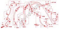 ARIA CONDIZIONATA(TUBI/CONDOTTI)(LH)(2.0L)(2.4L) per Honda CR-V ELEGANCE 5 Porte 6 velocità manuale 2010