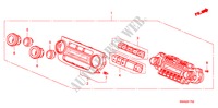 AUTO AIR CONDITIONERCONTROL(LH) per Honda CR-V DIESEL 2.2 EXECUTIVE 5 Porte 6 velocità manuale 2010