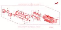 AUTO AIR CONDITIONERCONTROL(RH) per Honda CRV EXECUTIVE 5 Porte 6 velocità manuale 2010