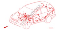 BARDATURA FILO(LH)(4) per Honda CR-V DIESEL 2.2 COMFORT 5 Porte 6 velocità manuale 2010