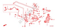 BRACCIO INFERIORE POST. per Honda CR-V DIESEL 2.2 COMFORT 5 Porte 6 velocità manuale 2010