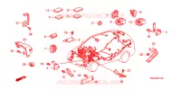 CINGHIA BARDATURA/STAFFA(RH)(2) per Honda CRV EXECUTIVE 5 Porte 6 velocità manuale 2010