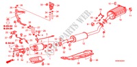 CONDOTTO SCARICO/SILENZIATORE(DIESEL)(2)('09) per Honda CR-V DIESEL 2.2 EXECUTIVE 5 Porte 6 velocità manuale 2009