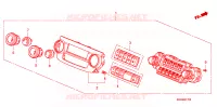 CONTROLLO RISCALDATORE(LH) per Honda CRV COMFORT 5 Porte 6 velocità manuale 2010