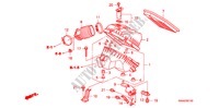 FILTRO ARIA(2.0L) per Honda CR-V ELEGANCE/LIFESTYLE 5 Porte 6 velocità manuale 2010