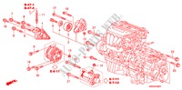MENSOLA MONTATURA MOTORE(2.4L) per Honda CR-V RV-SI 5 Porte 6 velocità manuale 2010