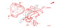 MOLTEPLICE SCARICO(2.4L) per Honda CR-V RVSI 5 Porte 6 velocità manuale 2009