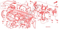PANNELLO STRUMENTI(RH) per Honda CR-V DIESEL 2.2 ES 5 Porte 5 velocità automatico 2010