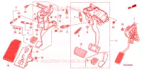 PEDALE(LH) per Honda CRV COMFORT 5 Porte 6 velocità manuale 2010