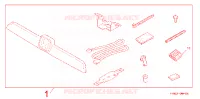 RR CAMERA ATT KIT per Honda CRV COMFORT 5 Porte 6 velocità manuale 2010