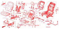 SEDILE ANTERIORE(D.) per Honda CRV COMFORT 5 Porte 6 velocità manuale 2010