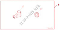 SENS & ADAPTOR NORMAL per Honda CR-V ELEGANCE/SPORT 5 Porte 5 velocità automatico 2009