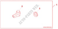 SENS & ADAPTOR NORMAL per Honda CR-V ELEGANCE 5 Porte 6 velocità manuale 2010