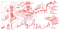 SERBATOIO COMBUSTIBILE(2.0L)(2.4L) per Honda CR-V SE 5 Porte 6 velocità manuale 2010