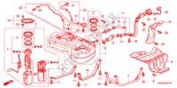 SERBATOIO COMBUSTIBILE(DIESEL) per Honda CR-V DIESEL 2.2 ELEGANCE 5 Porte 6 velocità manuale 2010