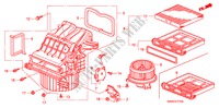 SOFFIATORE RISCALDATORE(LH) per Honda CR-V DIESEL 2.2 COMFORT 5 Porte 6 velocità manuale 2010