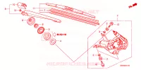 TERGICRISTALLO POSTERIORE per Honda CRV COMFORT 5 Porte 6 velocità manuale 2010