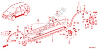 ABBELLIMENTO DAVANZALE LATO/PROTETTORE per Honda CR-V EXECUTIVE 5 Porte 6 velocità manuale 2011