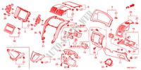 ABBELLIMENTO STRUMENTI(LATO GUIDATORE)(RH) per Honda CR-V S 5 Porte 5 velocità automatico 2011