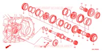 ALBERO PRIMARIO(2.0L)(2.4L) per Honda CRV ELEGANCE 5 Porte 6 velocità manuale 2011