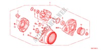 ALTERNATORE(DENSO)(2.0L) per Honda CR-V ELEGANCE 5 Porte 6 velocità manuale 2011