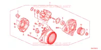 ALTERNATORE(DENSO)(2.0L) per Honda CRV ELEGANCE 5 Porte 6 velocità manuale 2011